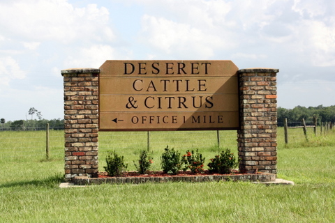 sign by main entrance